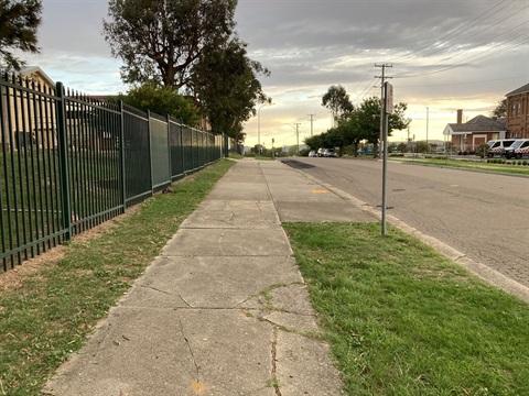 GHS Albert Street Footpath .JPG